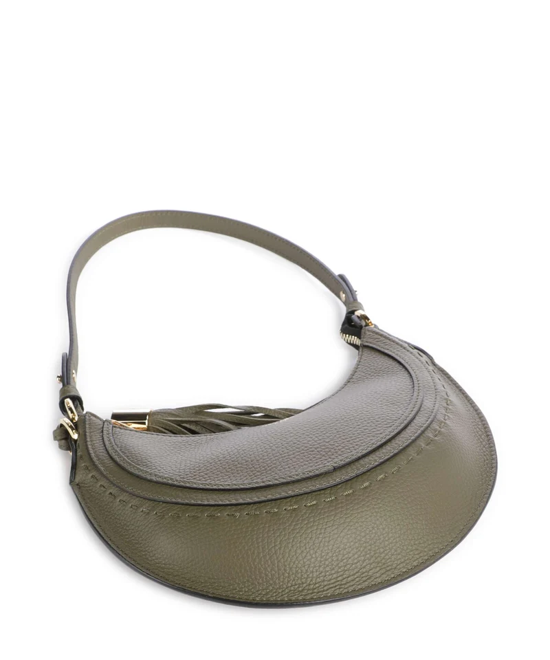 Lancel Hobohème S Schultertasche dark khaki