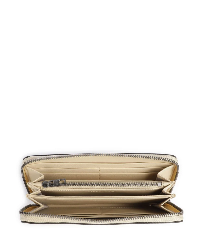 Liebeskind Sally Audrey Recycled Lack Distressed Geldbörse biscotti
