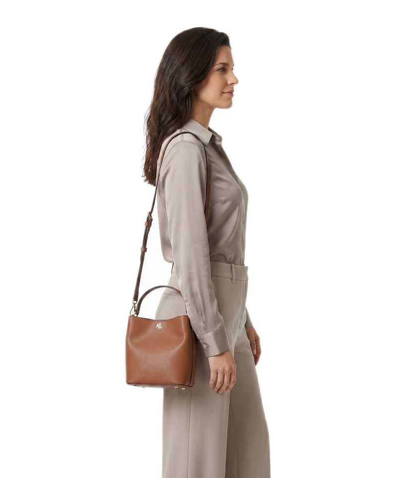 Lauren Ralph Lauren Reese Small Bucket Handtasche lauren tan