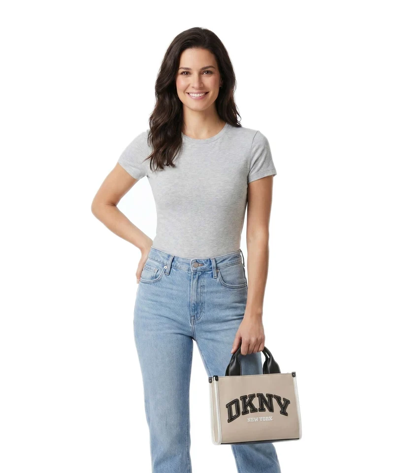 DKNY Hadlee Small Handtasche light taupe
