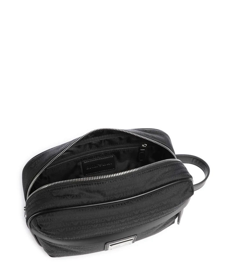 Emporio Armani Monogram Kulturbeutel black beauty