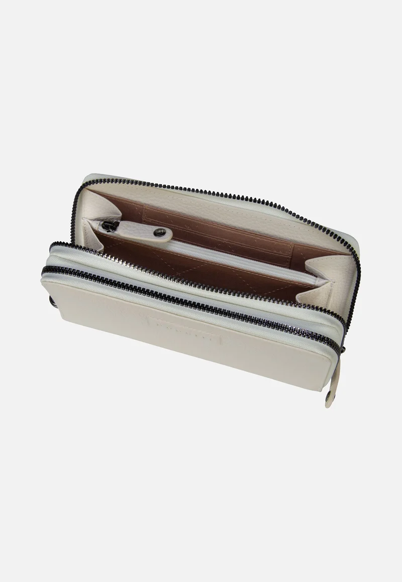 Elsa Ladies Double Zip Weiß - Portemonnaie