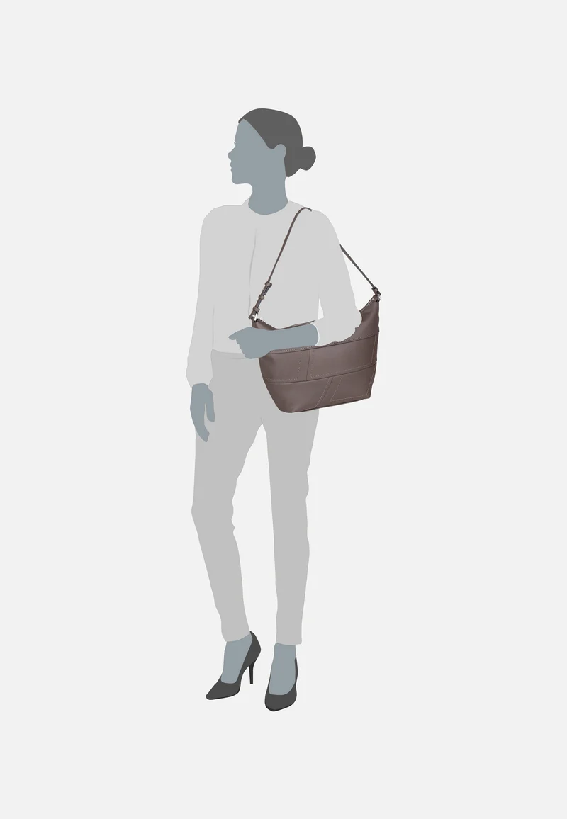 Edda 2155301 Dark Grigio - Hobo Bag