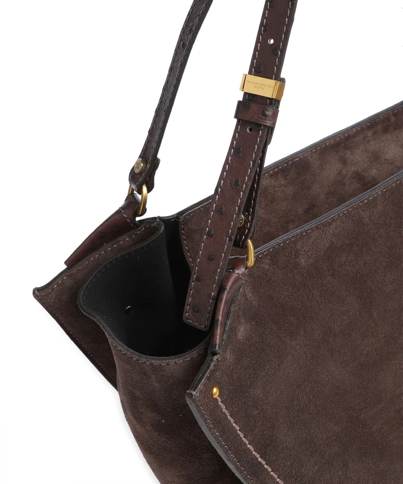 Gianni Chiarini Bloom Beuteltasche moka