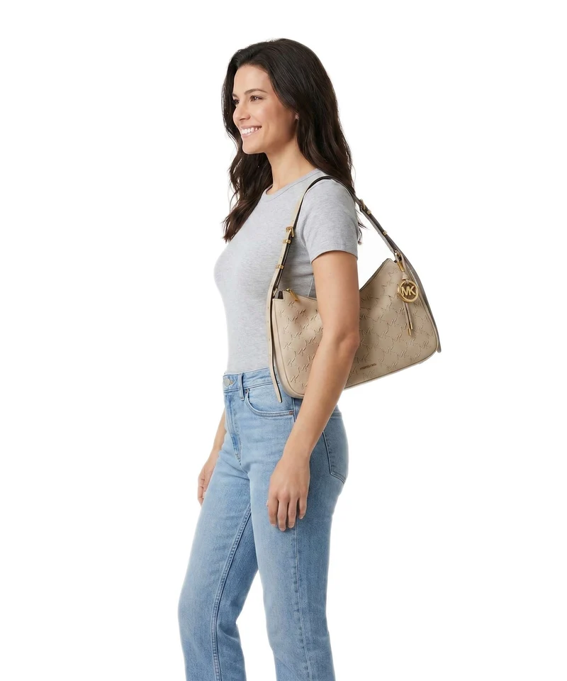 Michael Kors Nolita Medium Beuteltasche khaki