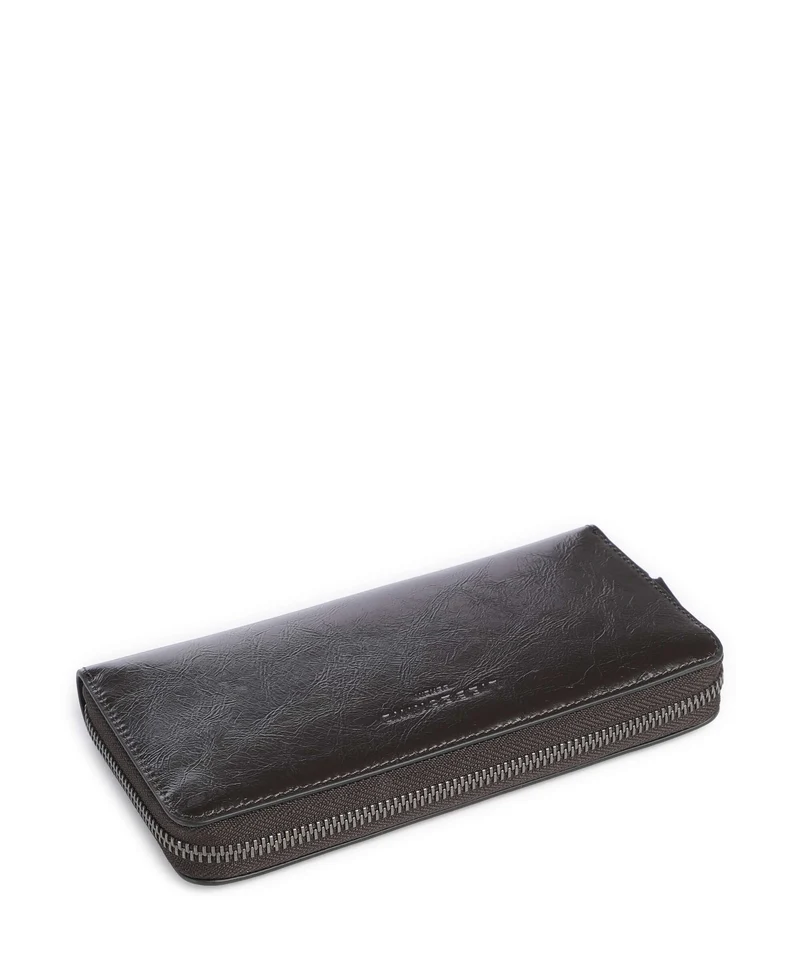 Liebeskind Sally Audrey Recycled Lack Distressed Geldbörse deep soil