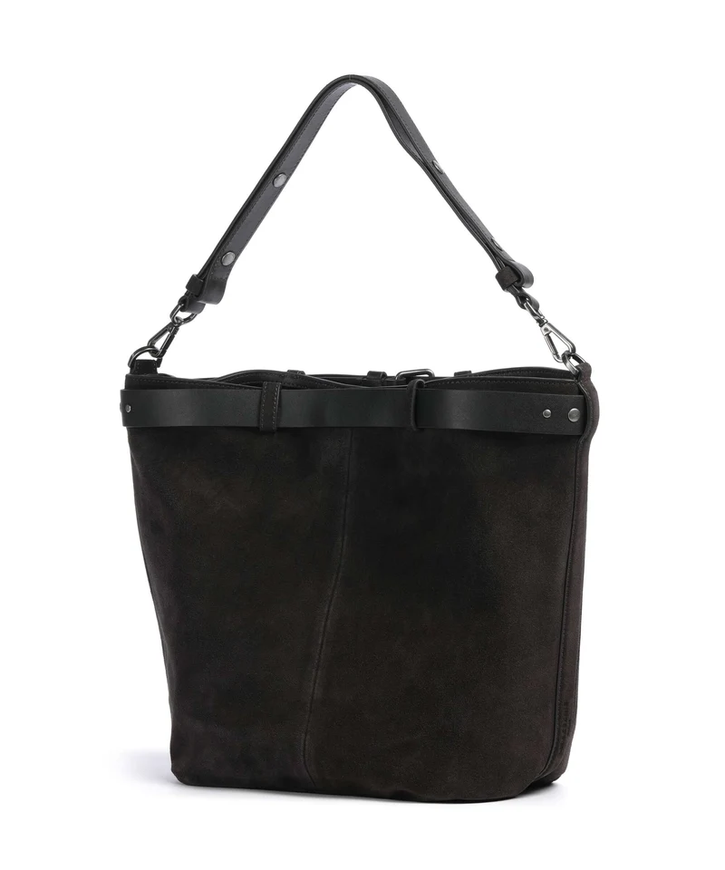 Liebeskind Zita Hydro Suede L Bucket Handtasche deep soil