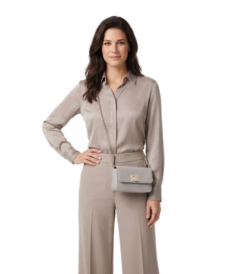 Furla 1927 Mini Umhängetasche stone gray