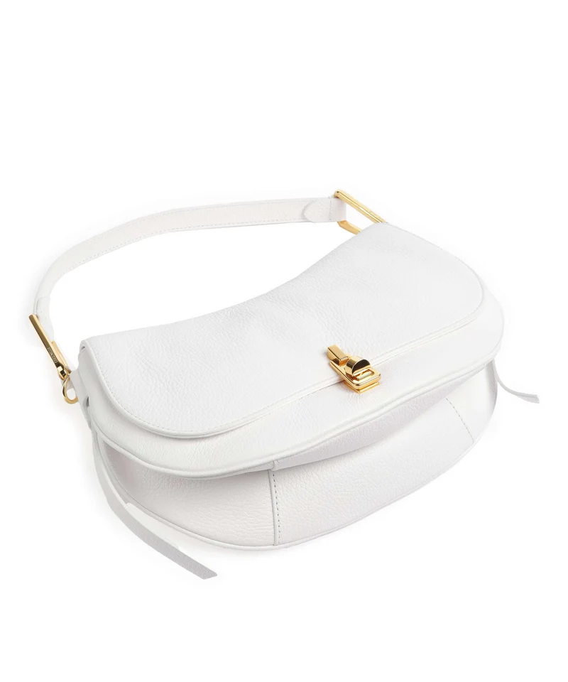 Coccinelle Magie Soft Schultertasche brillant white