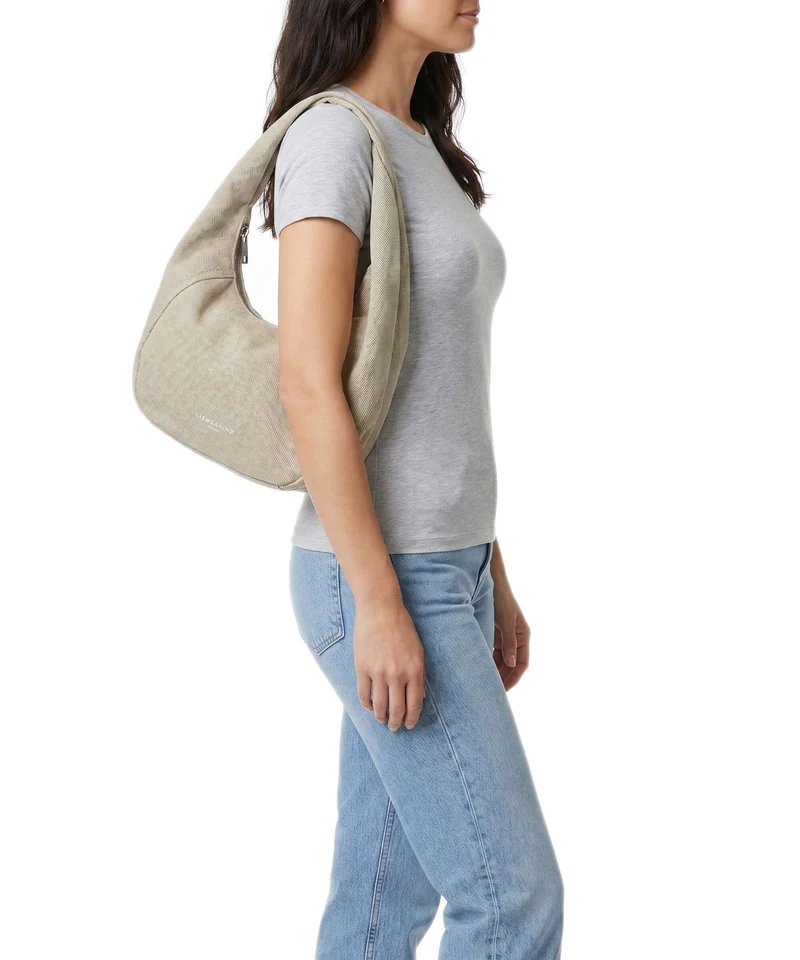 Liebeskind Farrah Heavy Canvas Washed M Beuteltasche beige