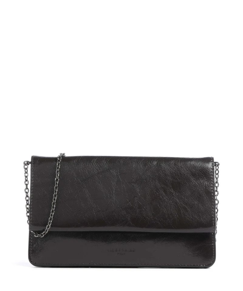 Liebeskind Audrey Recycled Lack Distressed S Umhängetasche deep soil