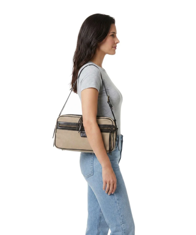 Liebeskind Juno Denim M Schultertasche beige