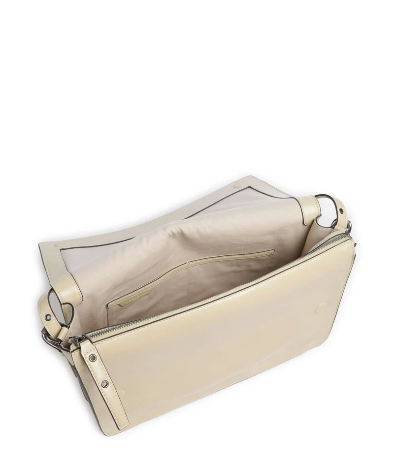Liebeskind Audrey Recycled Lack Distressed M Schultertasche biscotti
