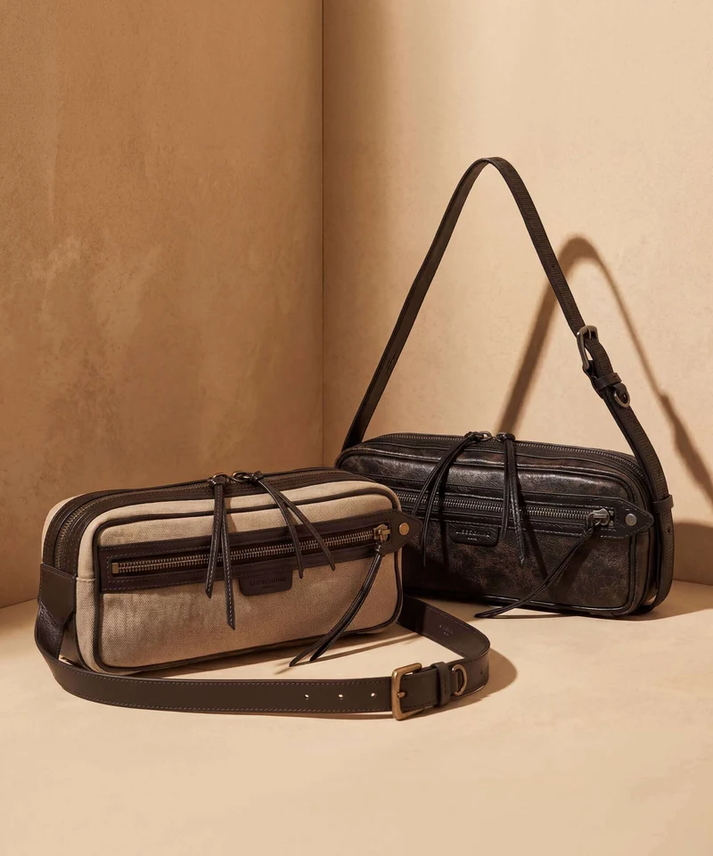 Liebeskind Juno Vintage PU S Schultertasche deep soil