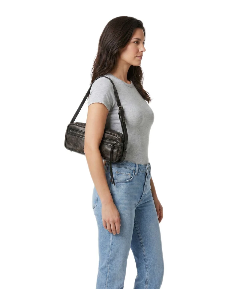 Liebeskind Juno Vintage PU S Schultertasche deep soil