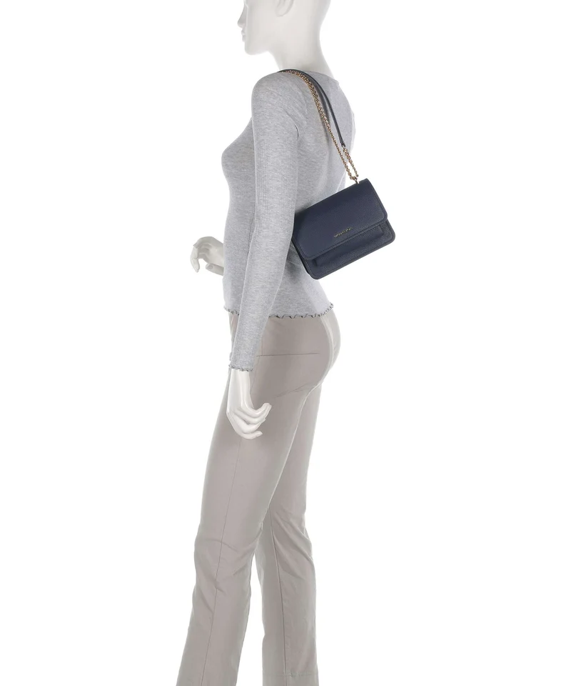 Michael Kors Claire Small Schultertasche navy