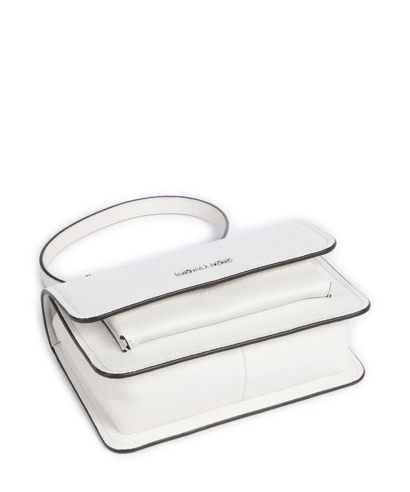 Michael Kors Claire Small Schultertasche optic white
