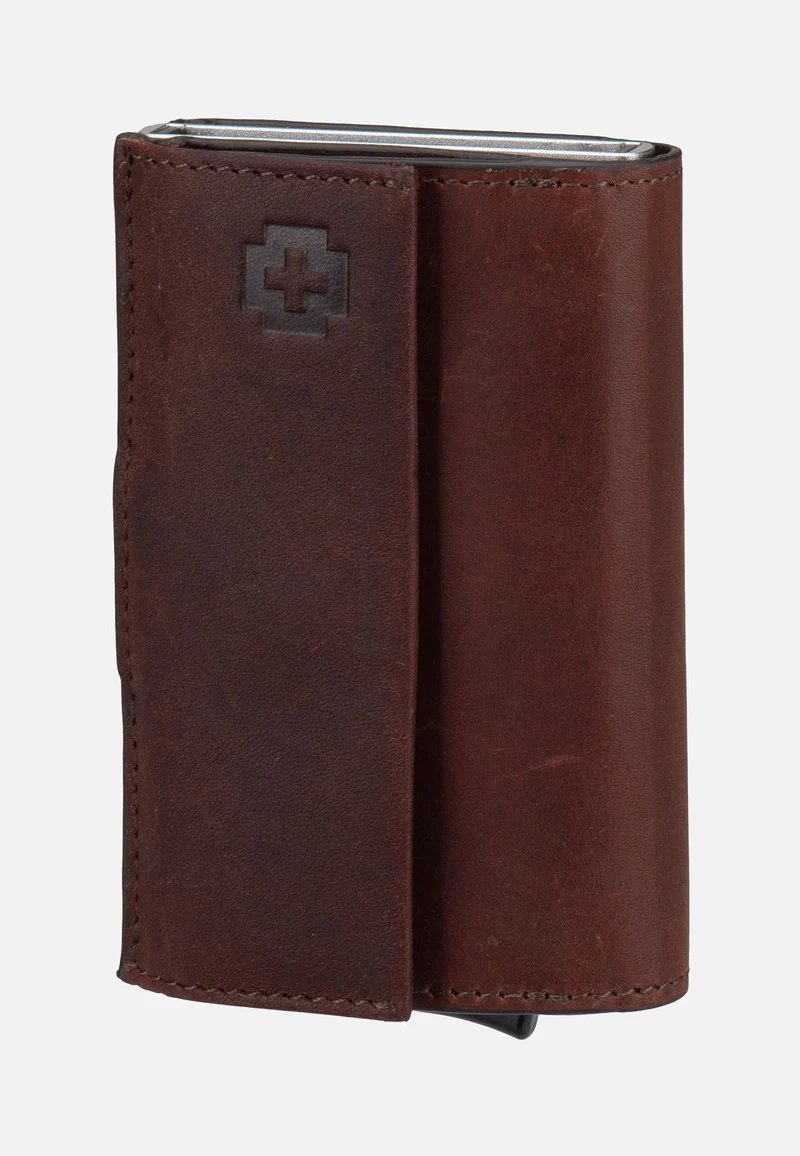 Brick Lane C Three E-cage sv8 Dark Brown - Kartenetui