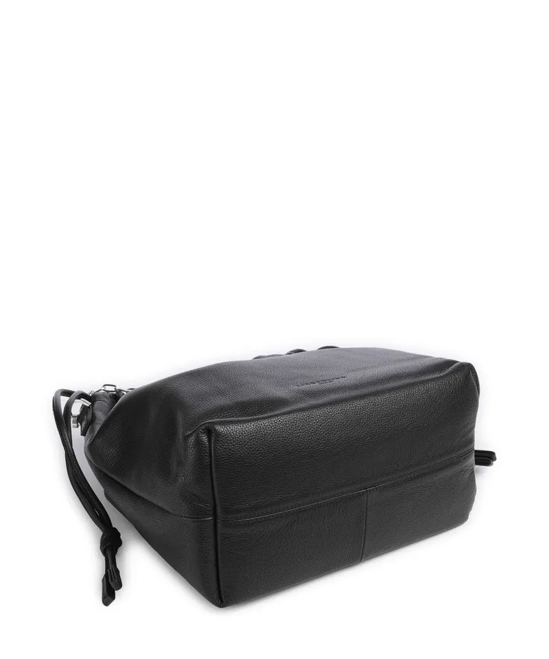 Liebeskind Lya II Small Pebble M Bucket Handtasche black