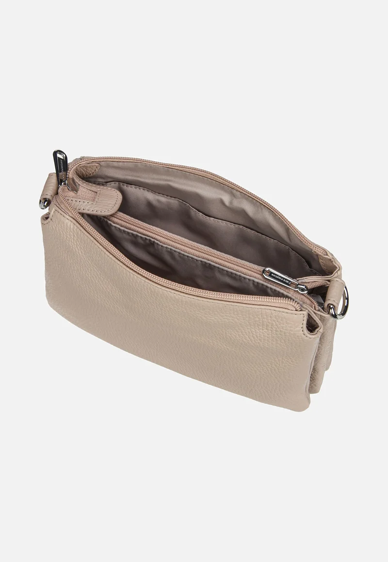 Mellow Leather Pochette FZT82 Warm Taupe - Crossbody Bag