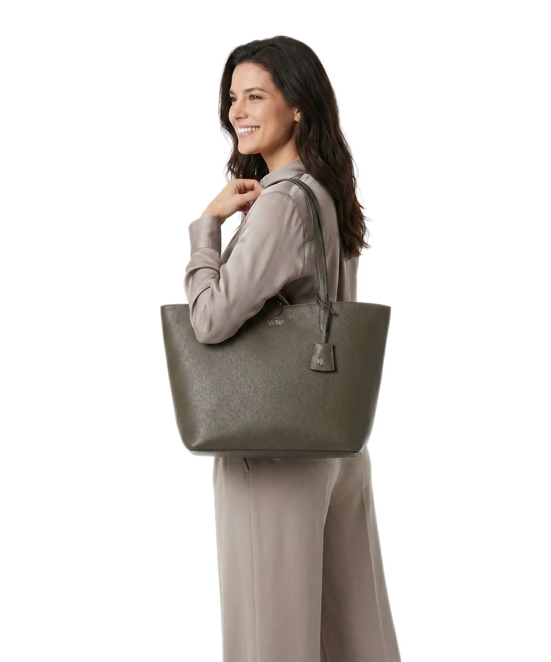 Lauren Ralph Lauren Medium Shopper botanic green/sage green