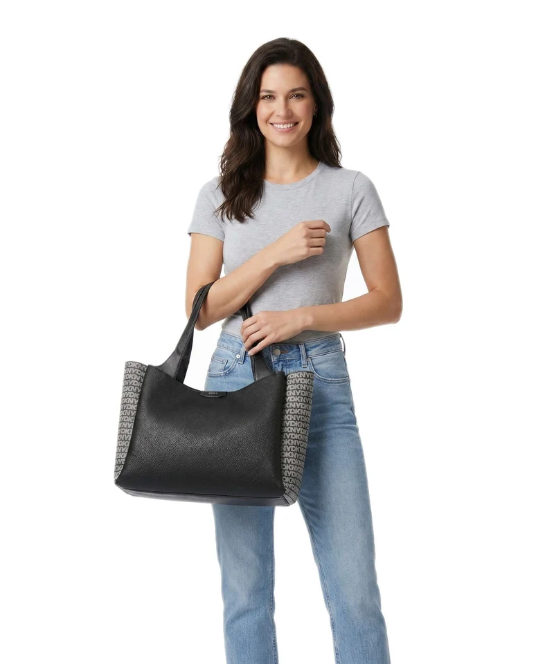 DKNY Willa Shopper black/silver