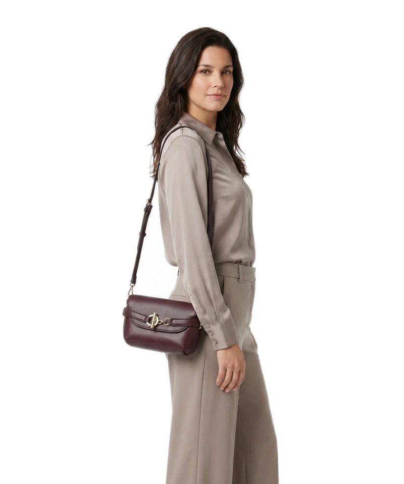 Lauren Ralph Lauren Blaike Small Umhängetasche dark garnet