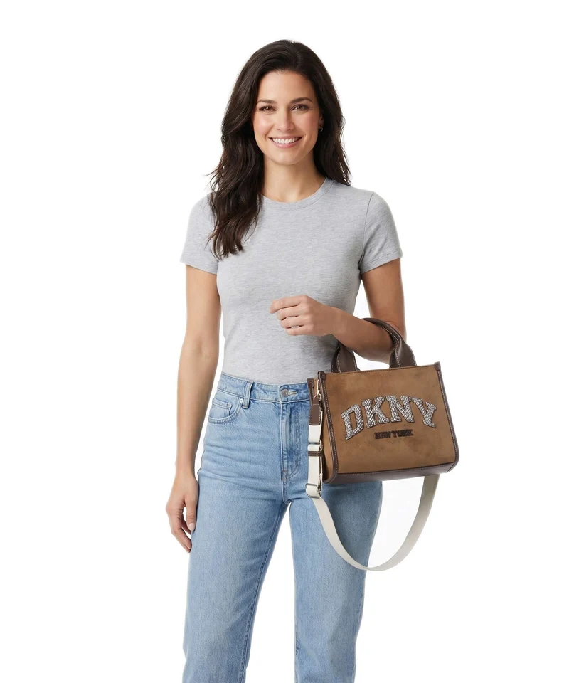 DKNY Hadlee Small Handtasche almond