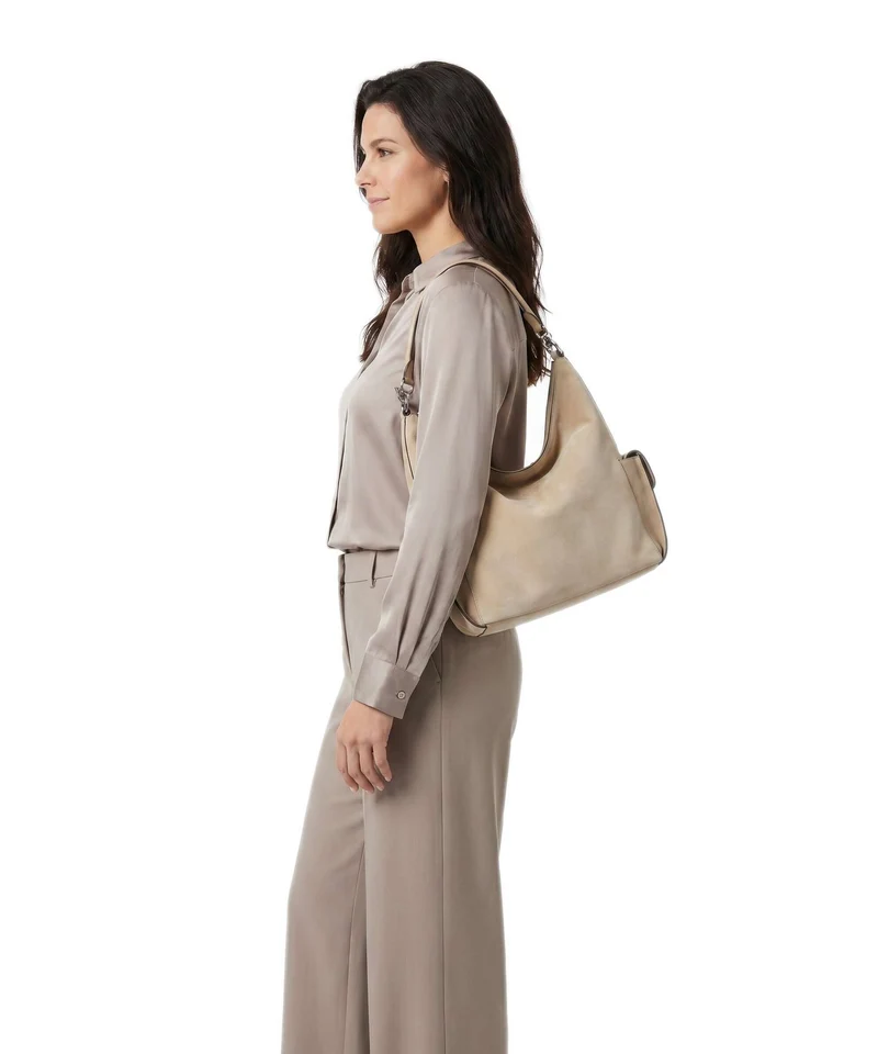 Lauren Ralph Lauren Blaike Large Beuteltasche tan