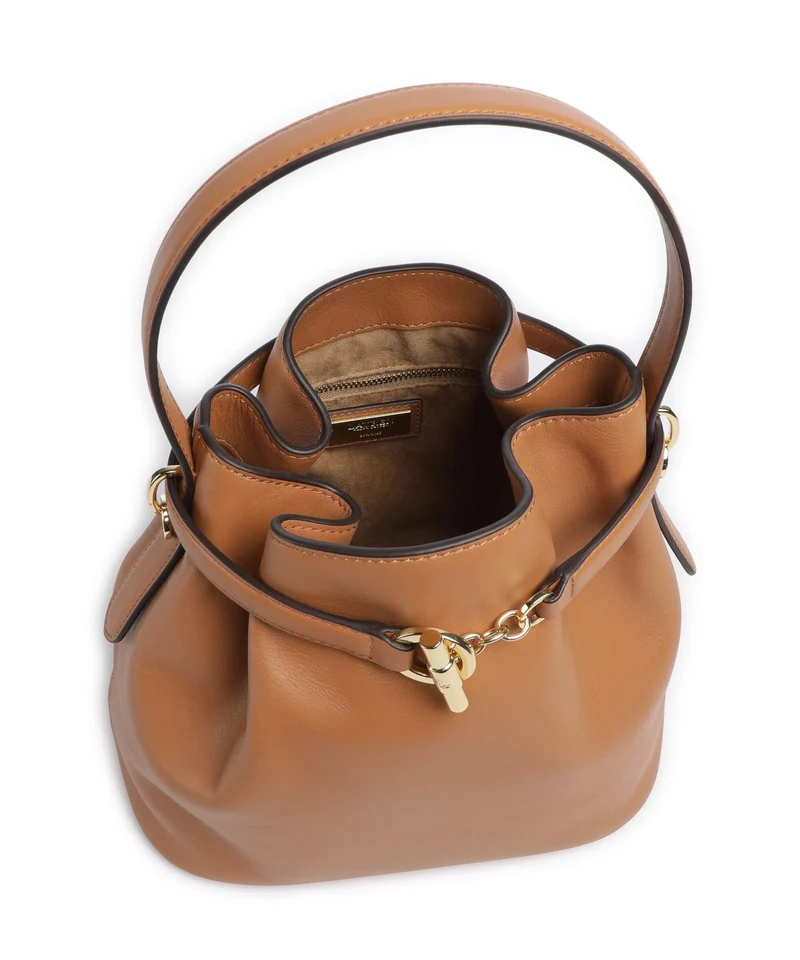 Lauren Ralph Lauren Blaike Medium Bucket Handtasche classic caramel