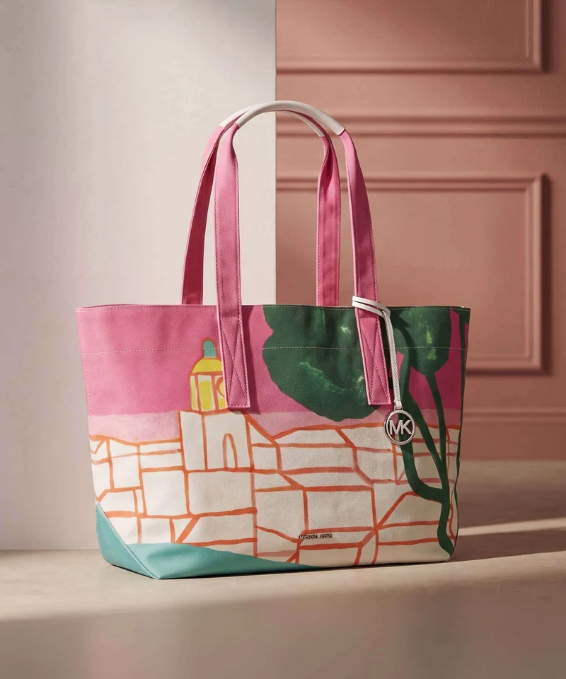 Michael Kors The Michael Bag Shopper raspberry/multicolour