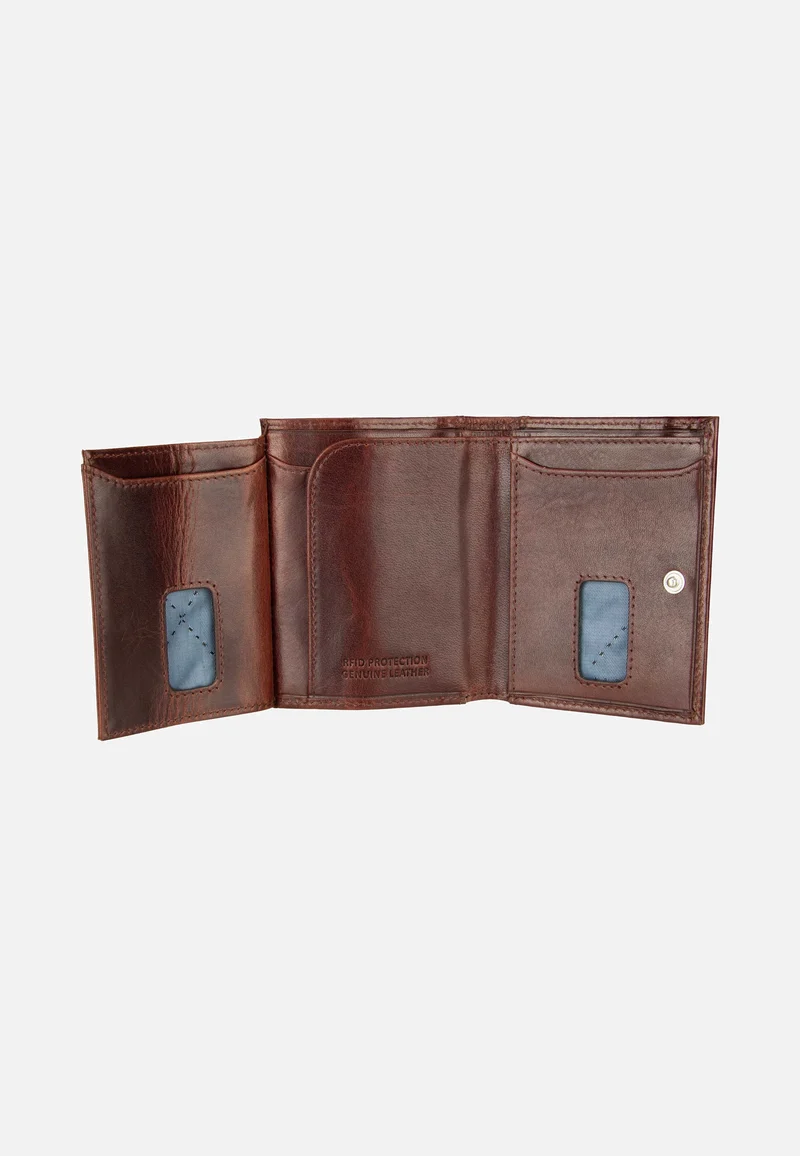 Secure Slim Mini Zip Special 1485R Braun - Portemonnaie