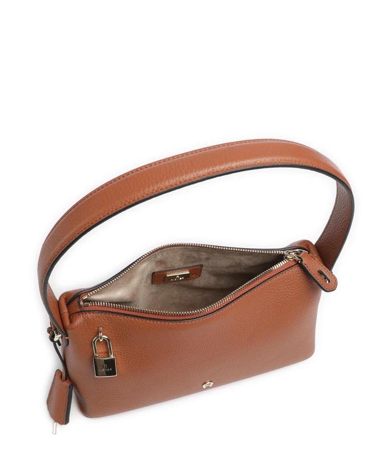 Aigner Delia S Schultertasche cognac brown