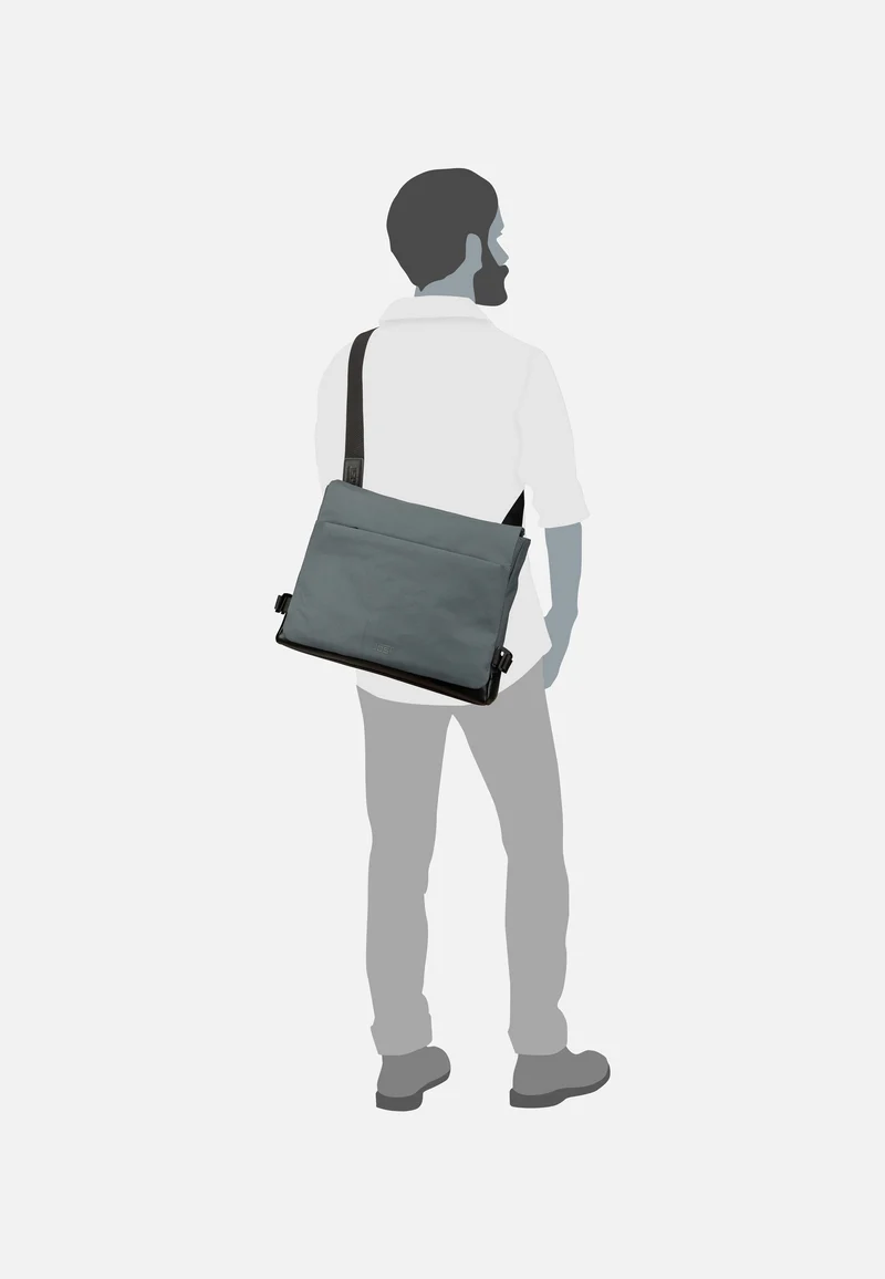 Borgholm L 5302 Blaugrau - Messenger Bag