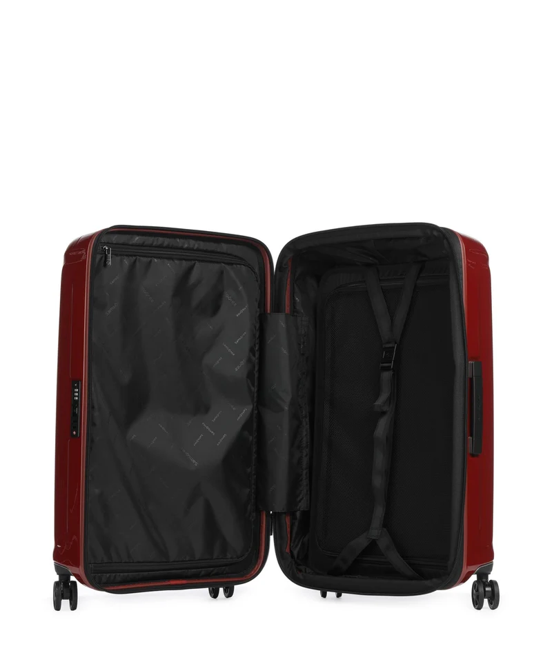 Samsonite Nuon 4-Rollen Trolley metallic red