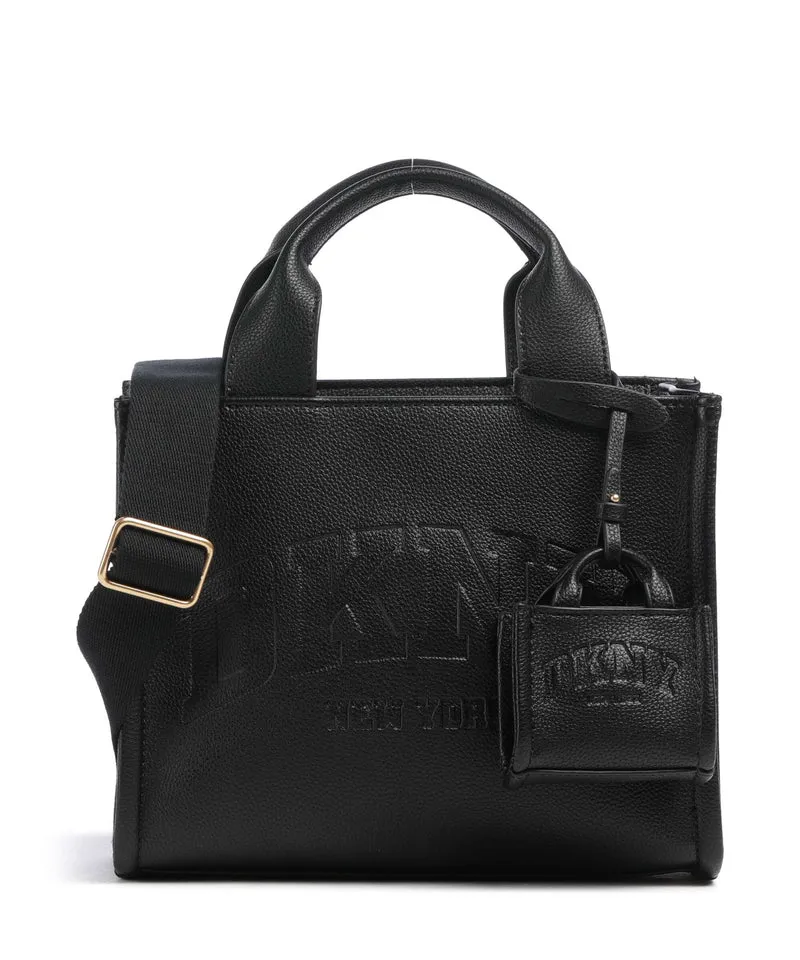 DKNY Hadlee Small Handtasche black/gold