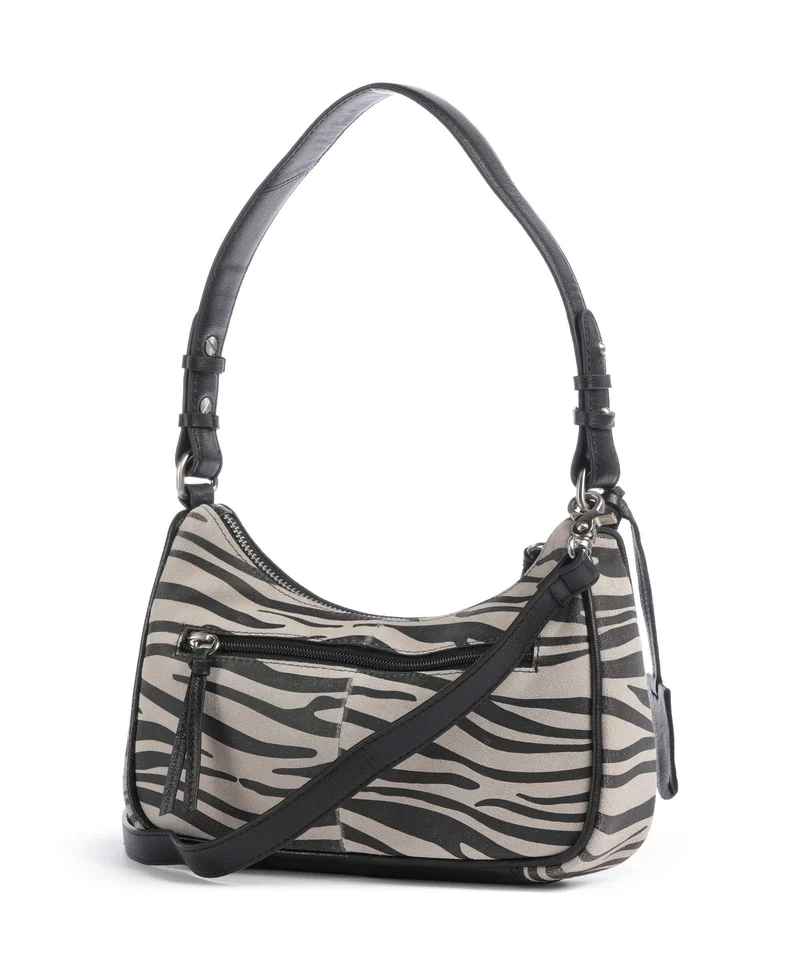 Burkely Animo Schultertasche zebra