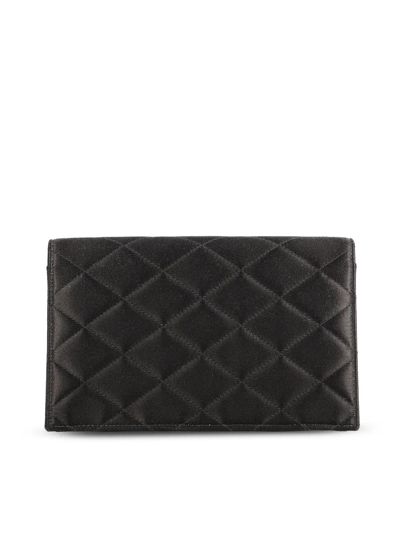SAINT LAURENT Pouch Paris In Raso