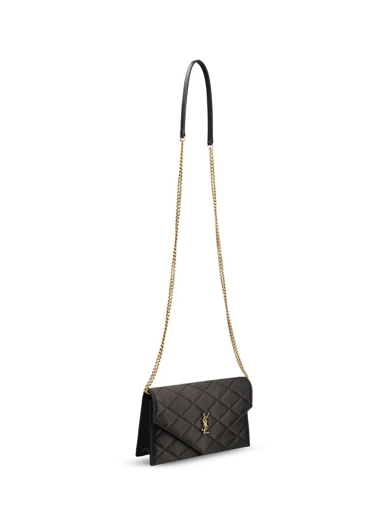SAINT LAURENT Pouch Paris In Raso
