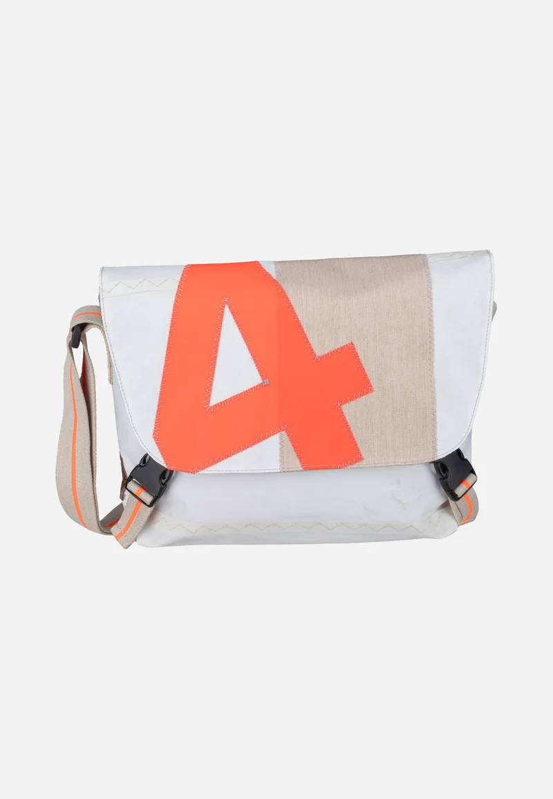 Törn Weiss/Sand/Zahl Orange - Messenger Bag