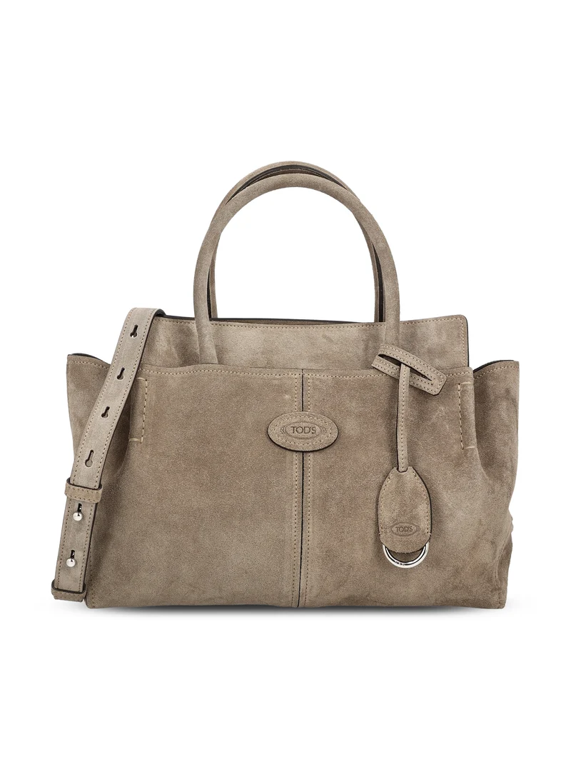 TOD'S Borsa Shopping in Pelle Scamosciata Piccola