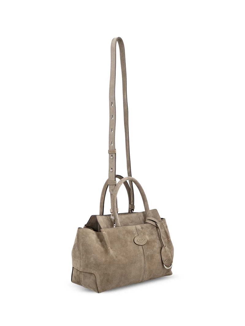TOD'S Borsa Shopping in Pelle Scamosciata Piccola