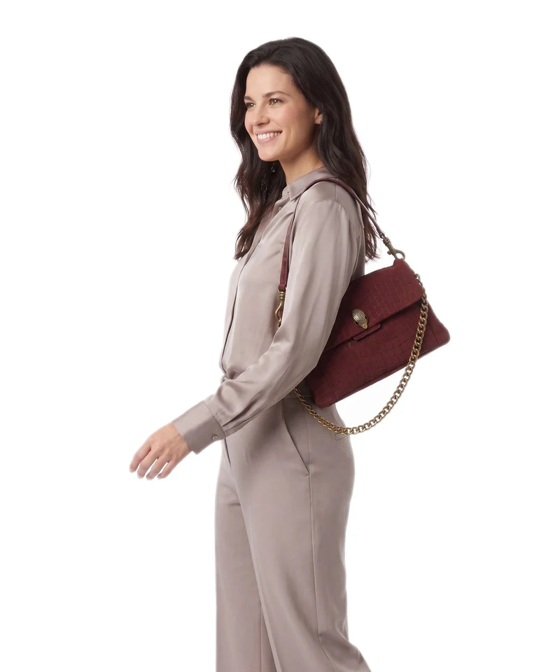 Kurt Geiger Celia Schultertasche wine