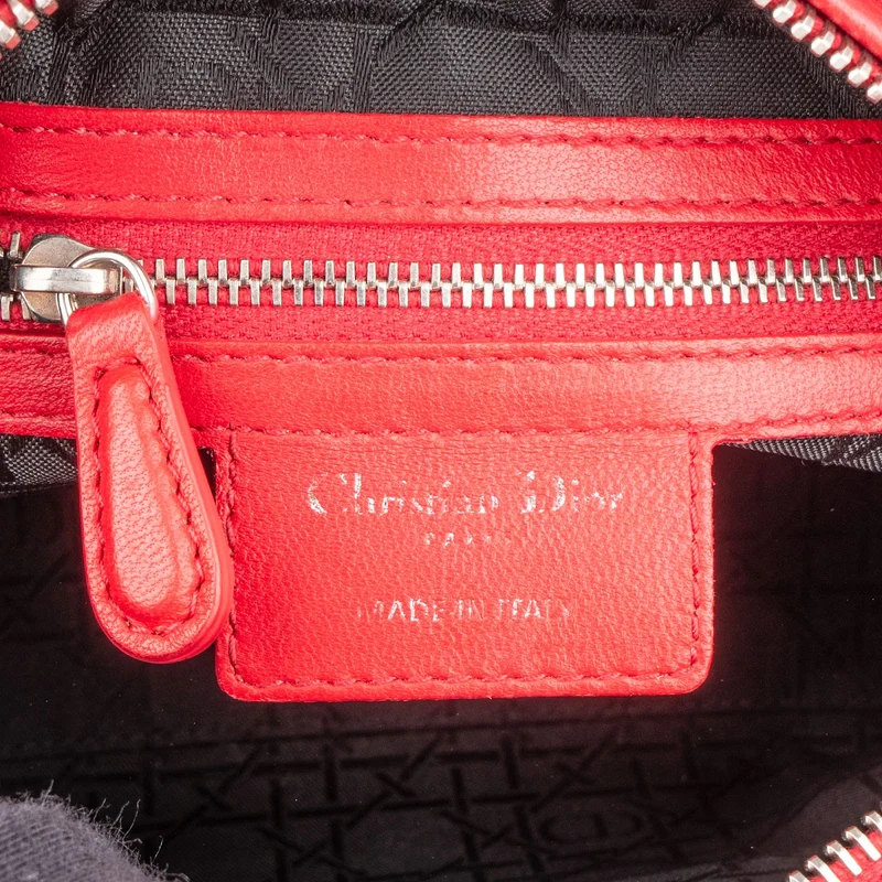 Christian Dior Quilted Leather Lady Dior Handbag