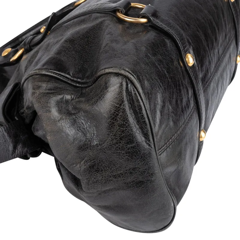 Miu Miu Vitello Lux Leather City Handbag