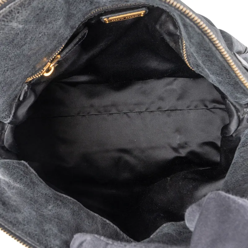 Miu Miu Vitello Lux Leather City Handbag