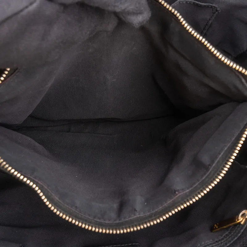Chanel Quilted Caviar Leather Grand Shopping Tote Shoulder Bag