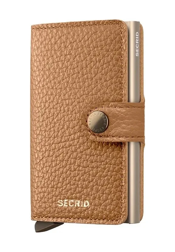Kreditkartenetui Pebble Cappuccino Braun