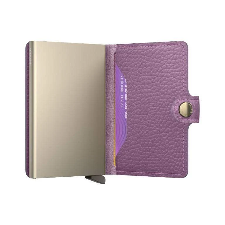 Kreditkartenetui Pebble Cappuccino Braun