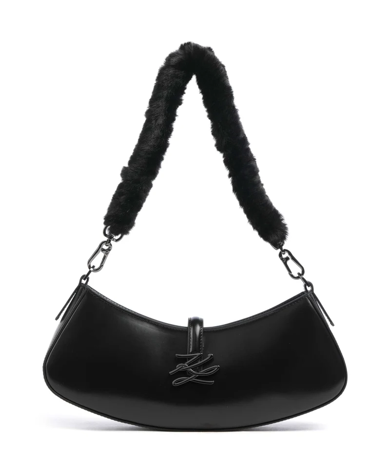 Karl Lagerfeld K/Autograph Small Schultertasche black gunmetal